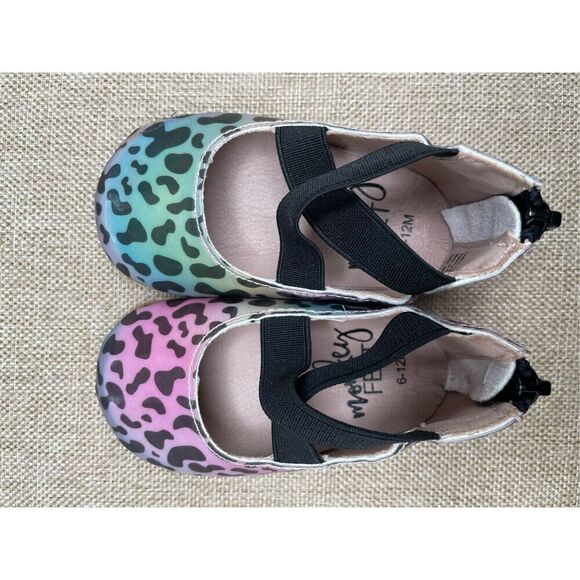 Monkey Feet Baby Girl Shoes Size 6-12 Months New Cheetah Print - Picture 6 of 9